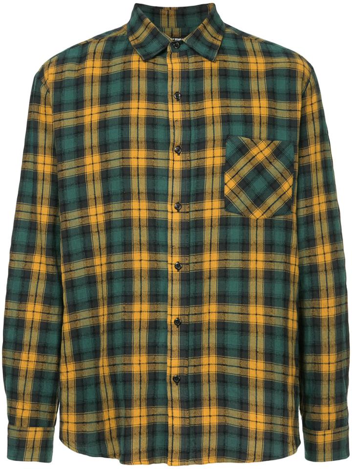 Adaptation Plaid Checked Shirt - Green