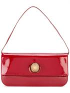 Vivienne Westwood Logo Plaque Shoulder Bag, Women's, Red, Patent Leather