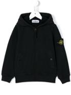 Stone Island Kids Classic Hoodie, Boy's, Size: 8 Yrs, Blue
