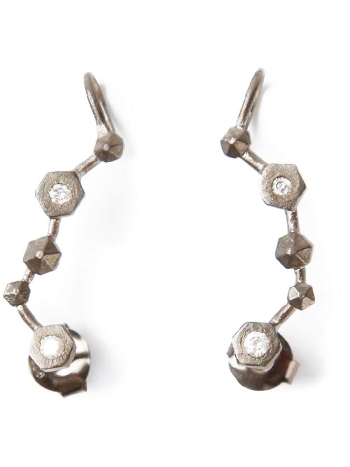 Bjorg 'the Stairway' Earrings - Metallic