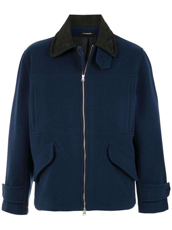 À La Garçonne Martingale Jacket - Blue