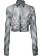 Haculla Plaid Blouse - White