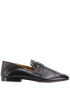 Isabel Marant Feevon Studded Loafers - Black