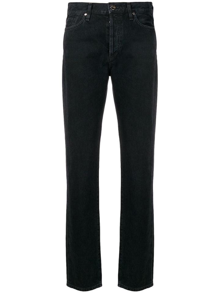 Goldsign Relaxed Straight-cut Jeans - Black