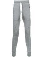 John Elliott Contrast Drawstring Track Trousers - Grey