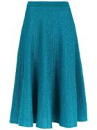 Nk Knitted Flared Skirt - Green