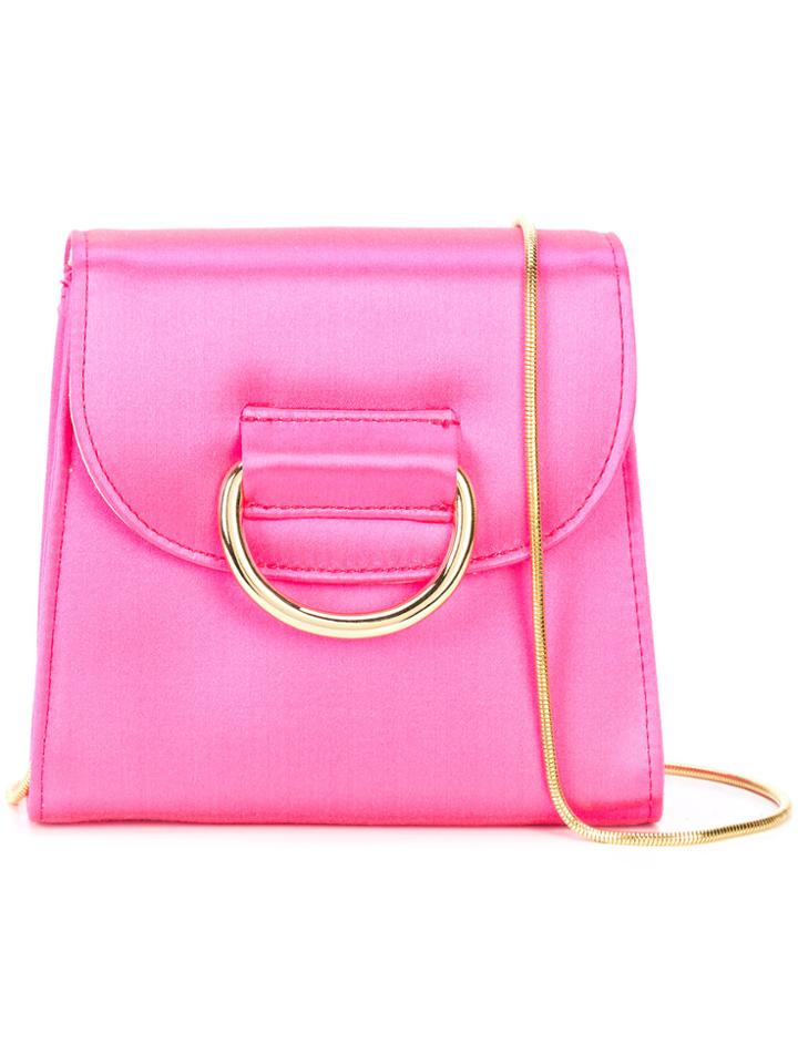 Little Liffner D Tiny Box Shoulder Bag - Pink & Purple