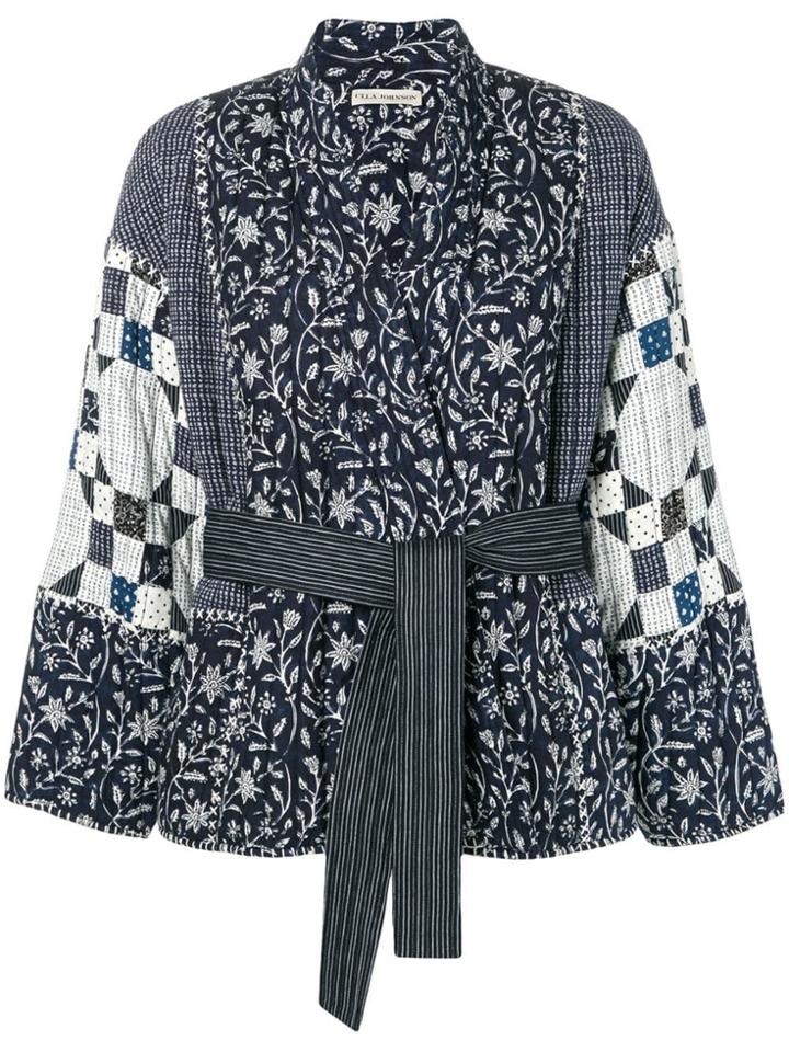 Ulla Johnson Printed Robe Jacket - Blue