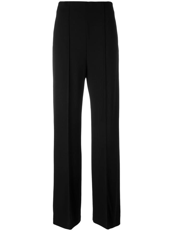 Sportmax Wide Legged Trousers, Women's, Size: Small, Black, Viscose/spandex/elastane