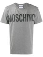 Moschino Lettering Logo Print T-shirt - Grey