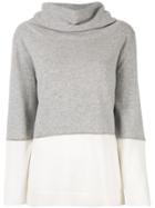 Fabiana Filippi Cowl Neck Jumper - Grey
