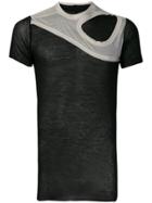 Rick Owens Combined Design T-shirt - Black