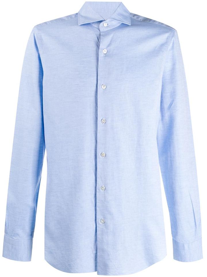 Barba French Collar Shirt - Blue
