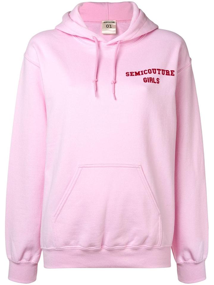 Semicouture Francesca Hoodie - Pink & Purple