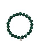 Lord And Lord Designs Logo Charm Beaded Bracelet - Green
