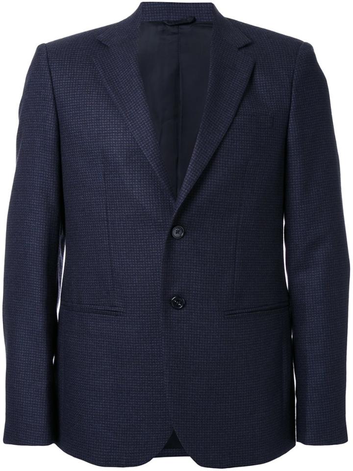 Raf Simons Patterned Blazer - Blue