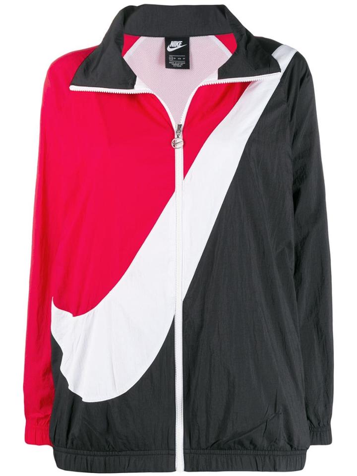 Nike Logo Colour Block Track Jacket - Black