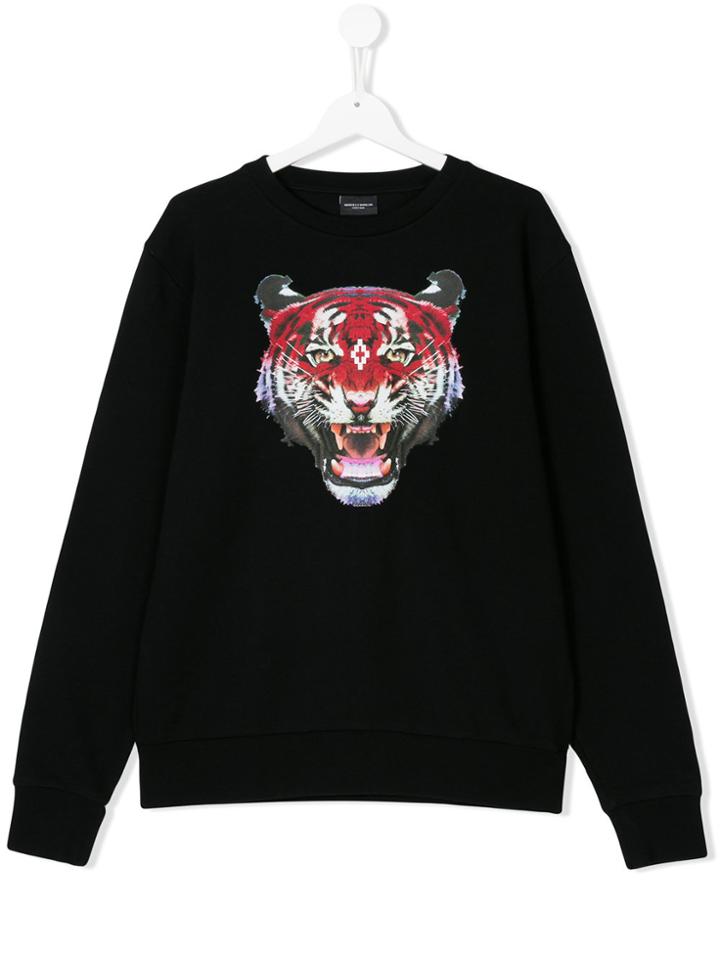 Marcelo Burlon County Of Milan Kids Tiger Sweatshirt - Black