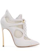 Casadei Lace-up Pumps - White