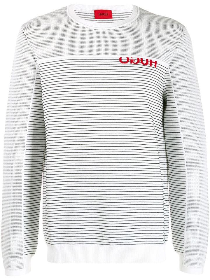Hugo Hugo Boss Logo Jumper - White
