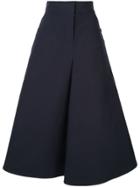 Goen.j Panelled Midi Skirt - Blue