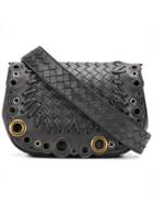 Bottega Veneta Intrecciato Shoulder Bag - Metallic