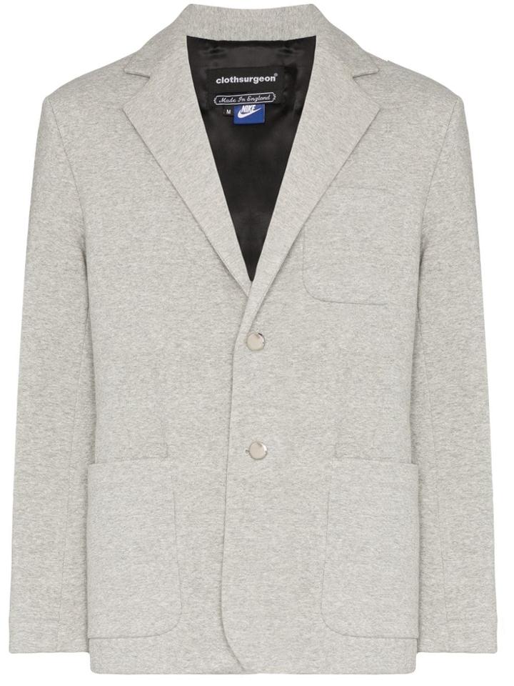 Clothsurgeon Deconstructed Nike Fleece Blazer - Grey
