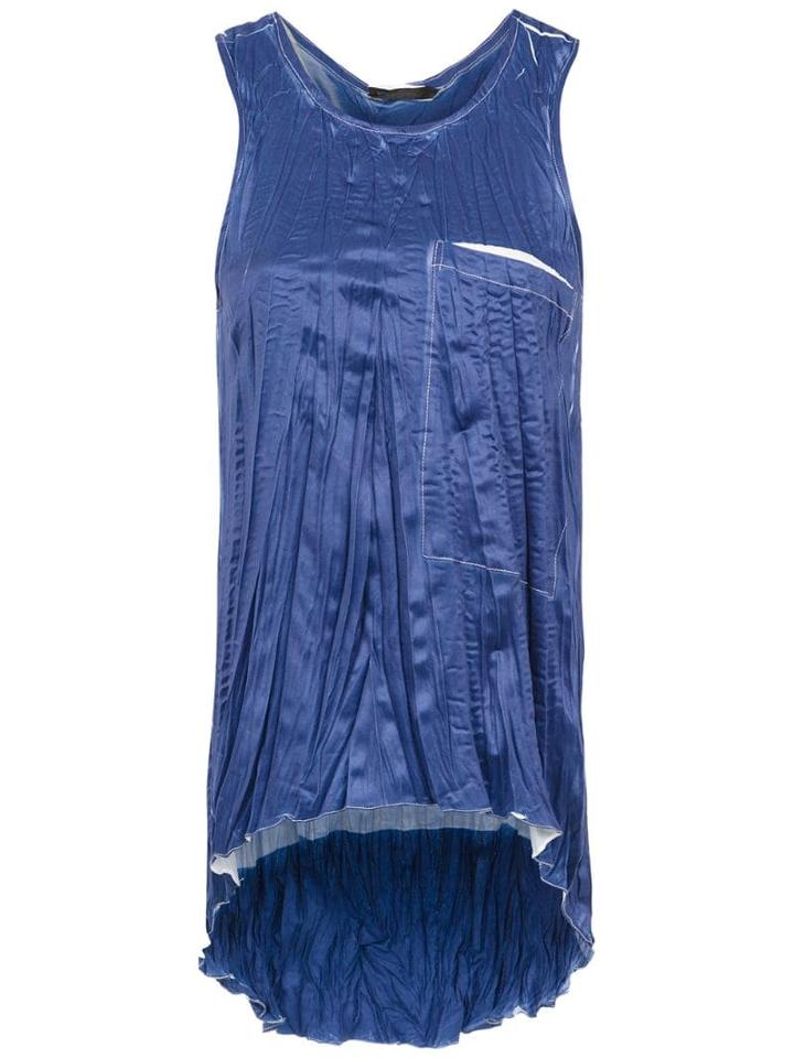 Uma Raquel Davidowicz Miragem Asymmetrical Top - Blue