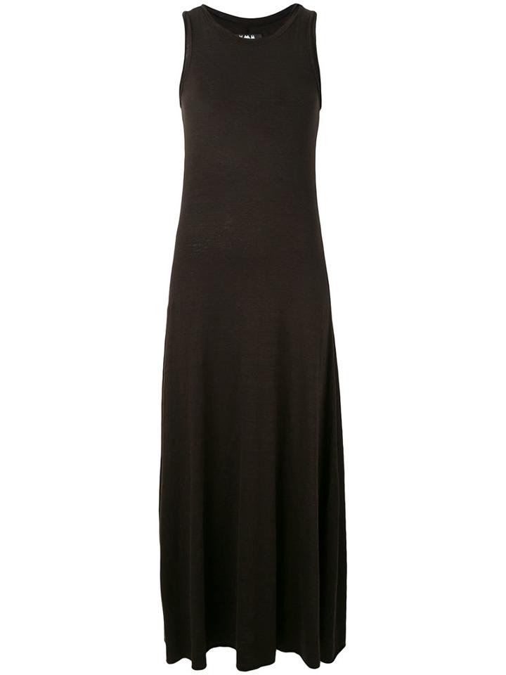 Labo Art - Maxi Dress - Women - Linen/flax/spandex/elastane - 1, Brown, Linen/flax/spandex/elastane