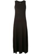 Labo Art - Maxi Dress - Women - Linen/flax/spandex/elastane - 1, Brown, Linen/flax/spandex/elastane