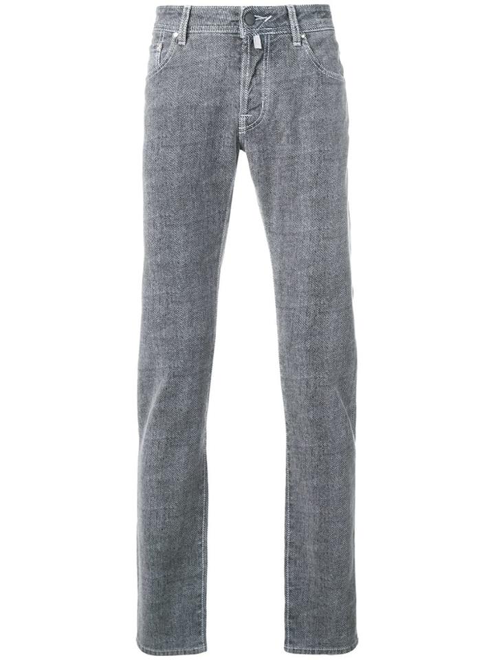 Jacob Cohen Vintage Knit Slim-fit Jeans - Blue