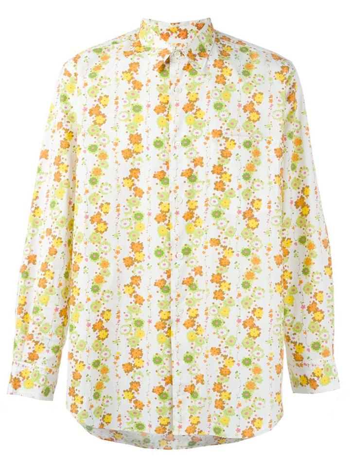 Comme Des Garçons Vintage Floral Print Shirt