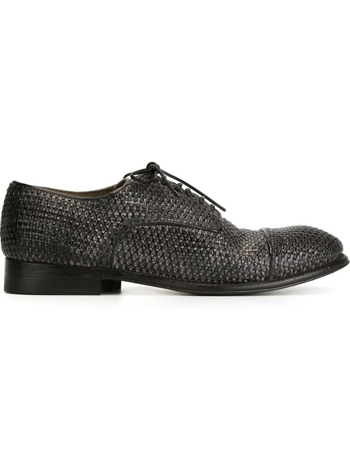 Silvano Sassetti Woven Derby Shoes