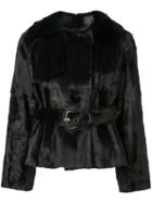 Fendi Vintage Belted Jacket - Black