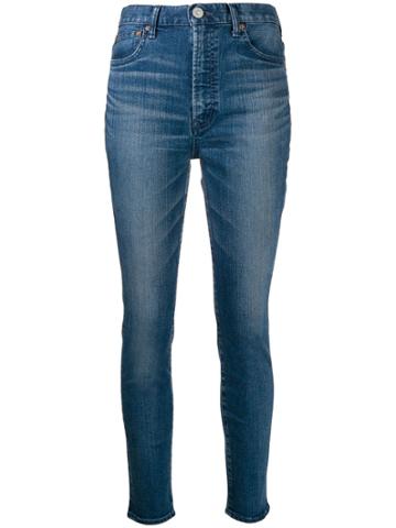 Moussy Vintage Glendele High-rise Skinny Jeans - Blue