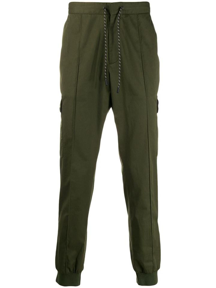 Z Zegna Drawstring Cargo Trousers - Green