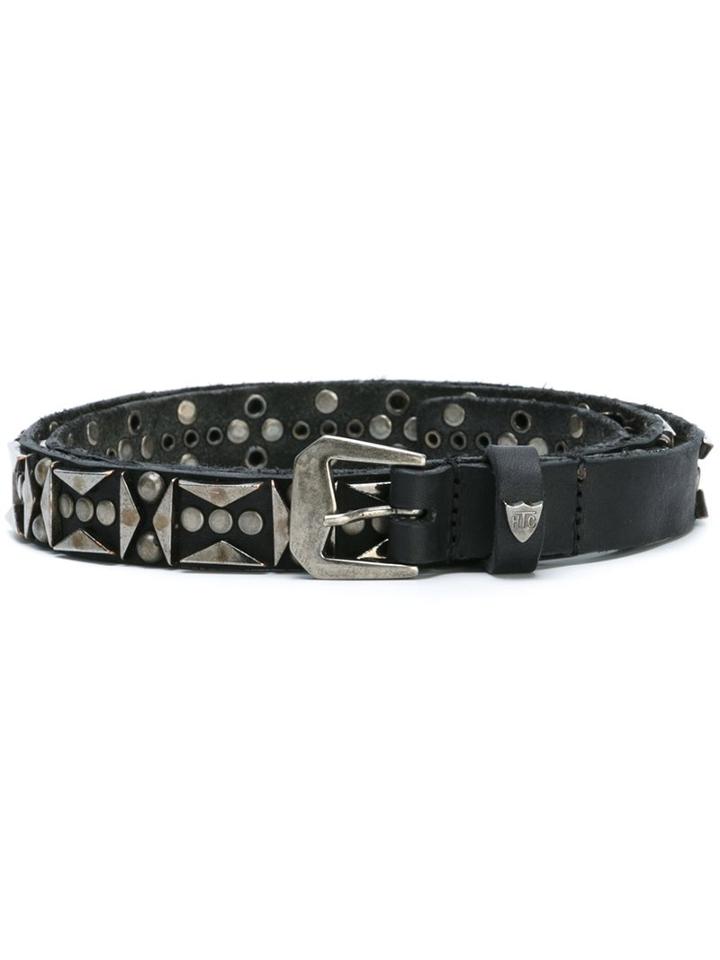 Htc Hollywood Trading Company Studded Belt, Men's, Size: 75, Black, Calf Leather