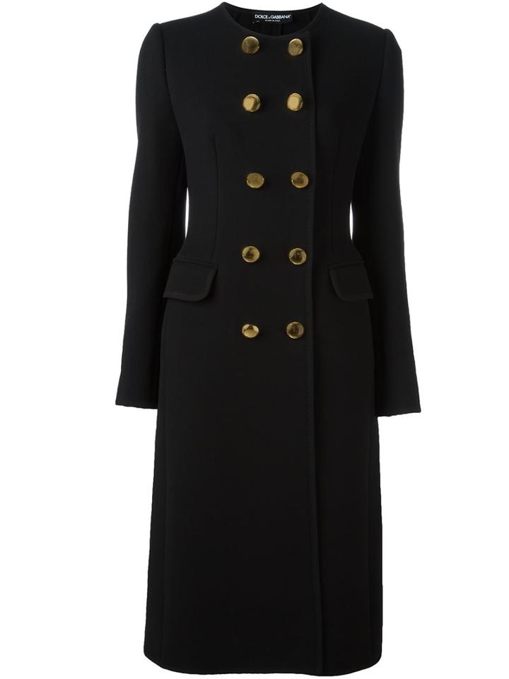 Dolce & Gabbana Collarless Long Coat