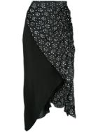 Kitx Sacred Hand Drape Skirt - Black