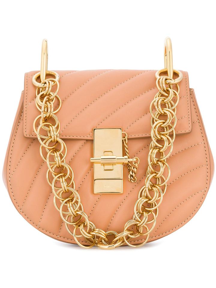 Chloé Mini Drew Bijou Shoulder Bag - Pink