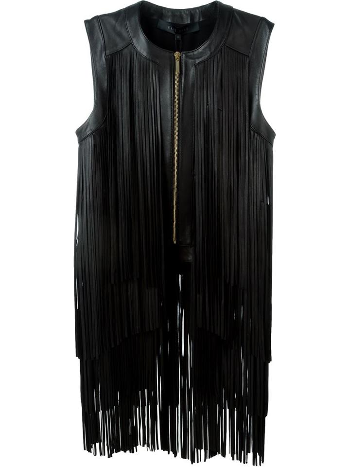Elie Saab Fringed Waistcoat