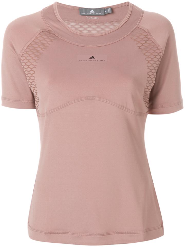 Adidas By Stella Mccartney Train Tee - Pink & Purple
