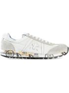 Premiata White Lucy Sneakers, Men's, Size: 43, Grey, Rubber/suede/nylon