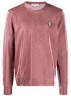 Alexander Mcqueen Skull Patch Sweatshirt - Pink