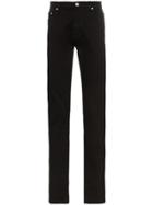 Kenzo Logo Label Slim-fit Jeans - Black