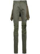 Undercover Distressed Skinny Trousers - Green
