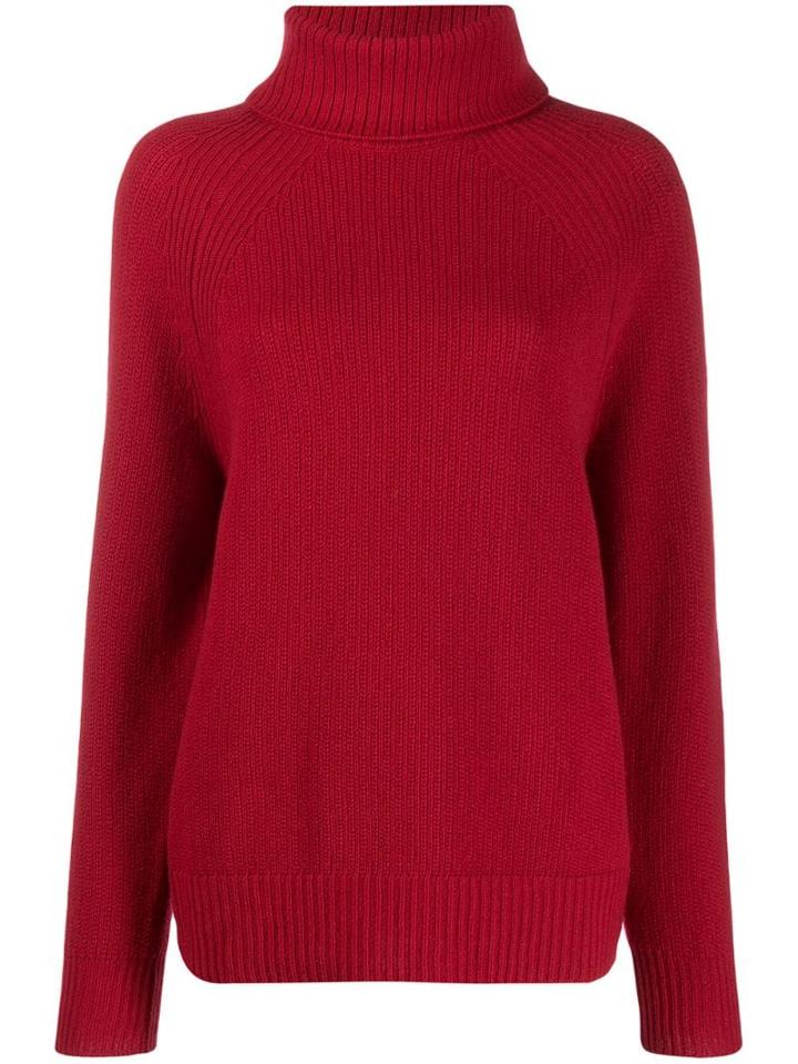 Woolrich Loose-fit Turtleneck Jumper - Red