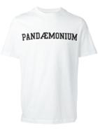 Oamc Pandemonium T-shirt, Men's, Size: Large, White, Cotton/polyamide/spandex/elastane