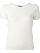 Loro Piana Perforated T-shirt, Women's, Size: 44, White, Silk/cotton