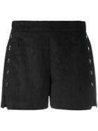 8pm Stars Studded Shorts, Women's, Size: Medium, Black, Polyester